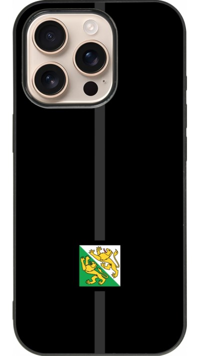 iPhone 16 Pro Case Hülle - Silikon schwarz Kanton TG schwarz