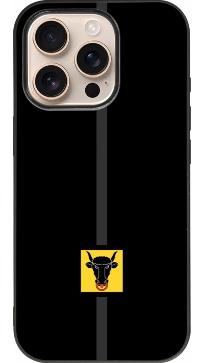 iPhone 16 Pro Case Hülle - Silikon schwarz Kanton UR schwarz
