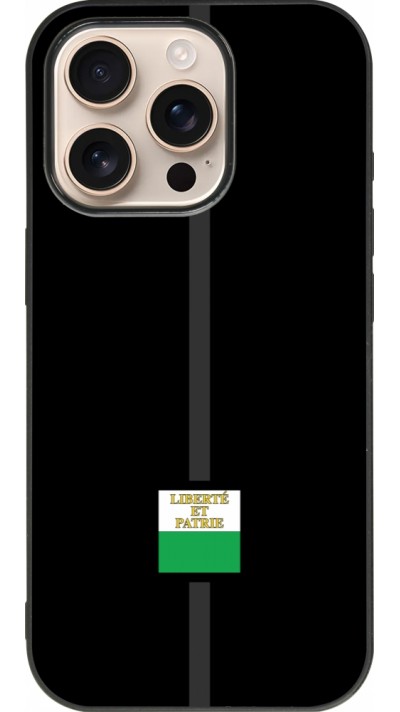 iPhone 16 Pro Case Hülle - Silikon schwarz Kanton VD schwarz