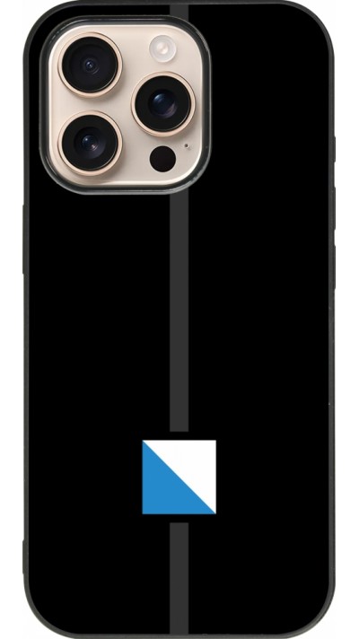 iPhone 16 Pro Case Hülle - Silikon schwarz Kanton ZH schwarz