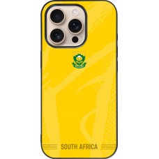 iPhone 16 Pro Case Hülle - Silikon schwarz Südafrika 2026 personalisierbares Fussballtrikot