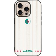 iPhone 16 Pro Case Hülle - Silikon schwarz Algerien 2026 personalisierbares Fussballtrikot