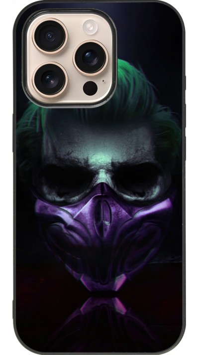 iPhone 16 Pro Case Hülle - Silikon schwarz Halloween 20 21