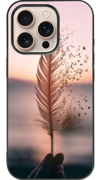 iPhone 16 Pro Case Hülle - Silikon schwarz Hello September 11 19