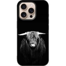 iPhone 16 Pro Case Hülle - Silikon schwarz Highland calf black