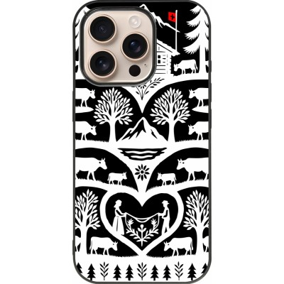 iPhone 16 Pro Case Hülle - Silikon schwarz Poya Schweiz 2 schwarz