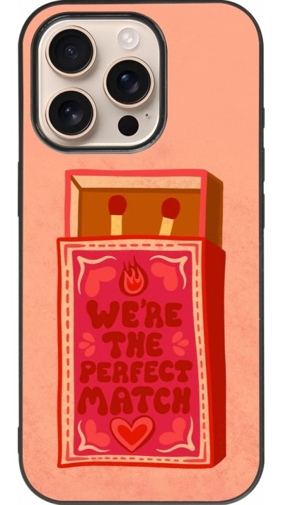 iPhone 16 Pro Case Hülle - Silikon schwarz Saint Valentines Day 26 Perfect Match