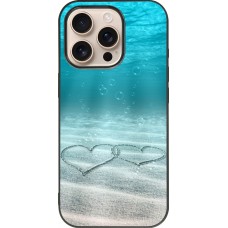 Coque iPhone 16 Pro - Silicone rigide noir Summer 18 19