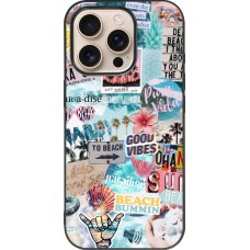 iPhone 16 Pro Case Hülle - Silikon schwarz Summer 20 collage