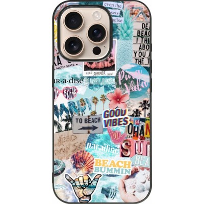 iPhone 16 Pro Case Hülle - Silikon schwarz Summer 20 collage