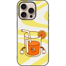 iPhone 16 Pro Case Hülle - Silikon schwarz Summer drink 2026