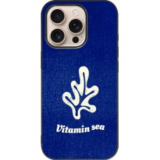 iPhone 16 Pro Case Hülle - Silikon schwarz Vitamin sea Summer 2026