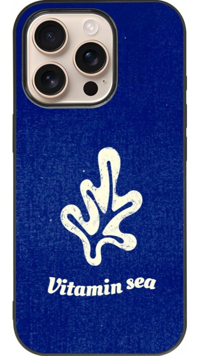 iPhone 16 Pro Case Hülle - Silikon schwarz Vitamin sea Summer 2026