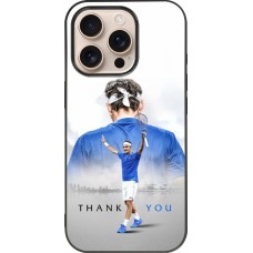 iPhone 16 Pro Case Hülle - Silikon schwarz Thank you Roger