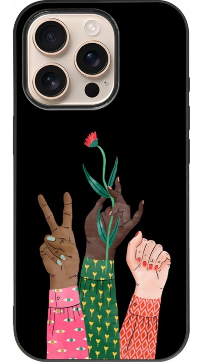 iPhone 16 Pro Case Hülle - Silikon schwarz Womens day 2026 2