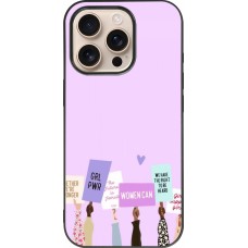 Coque iPhone 16 Pro - Silicone rigide noir Womens day 2026 9
