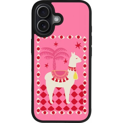Coque iPhone 17 - Silicone rigide noir Alpaca 2026