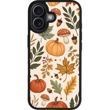 iPhone 17 Case Hülle - Silikon schwarz Autumn 25 Autumn pattern