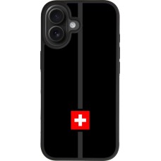 iPhone 17 Case Hülle - Silikon schwarz Kanton CH schwarz