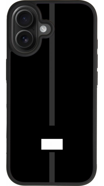 Coque iPhone 17 - Silicone rigide noir Canton FR noir