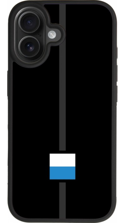 Coque iPhone 17 - Silicone rigide noir Canton LU noir
