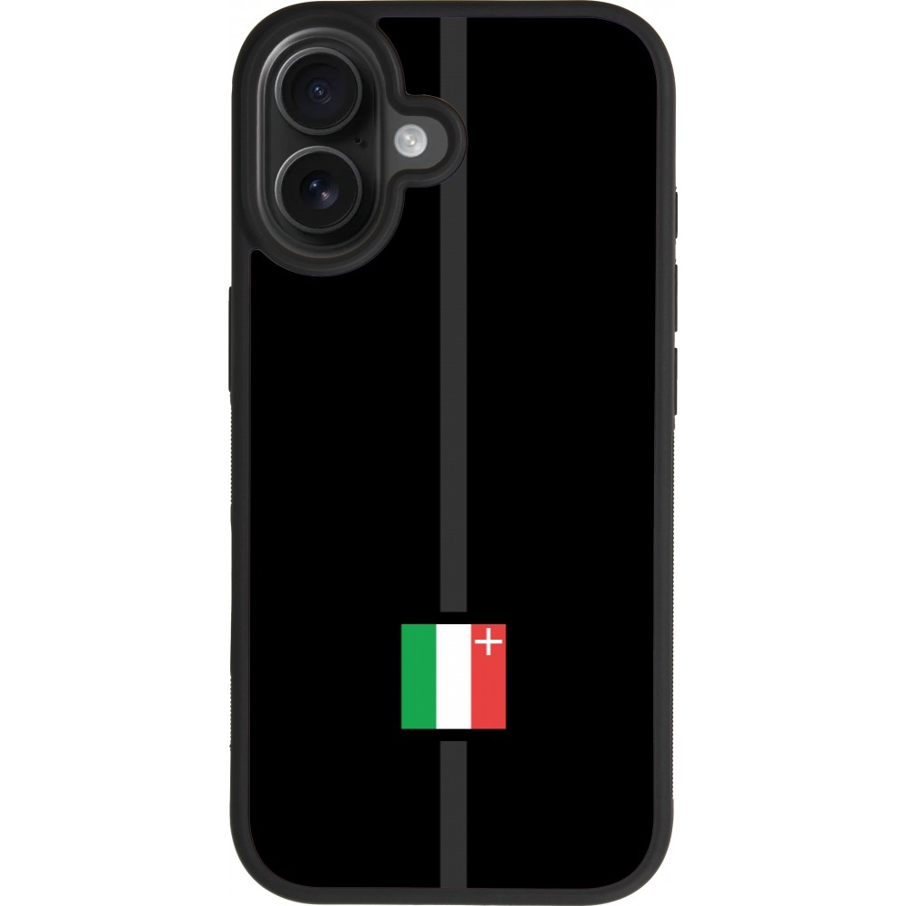 Coque iPhone 17 - Silicone rigide noir Canton NE noir