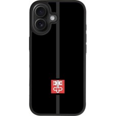 Coque iPhone 17 - Silicone rigide noir Canton NW noir