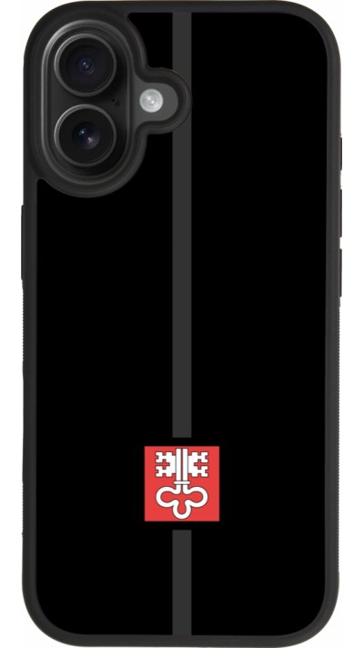 Coque iPhone 17 - Silicone rigide noir Canton NW noir