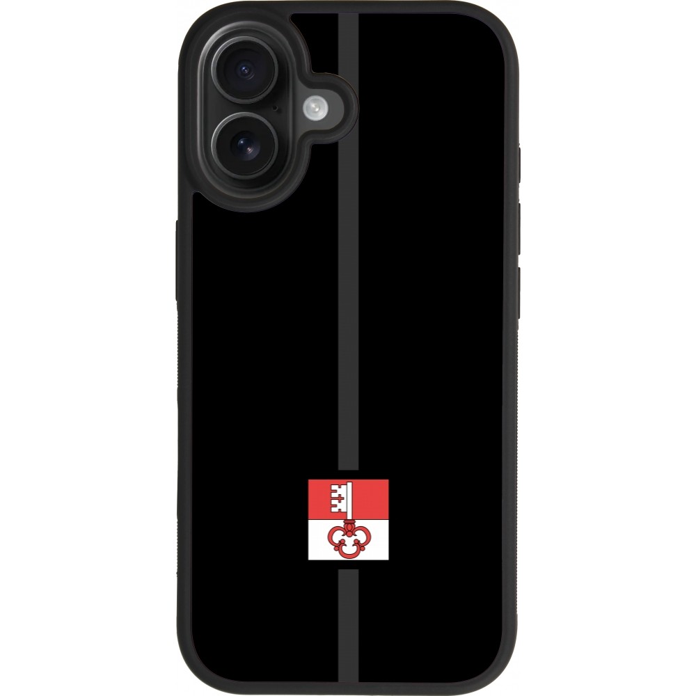 iPhone 17 Case Hülle - Silikon schwarz Kanton OW schwarz