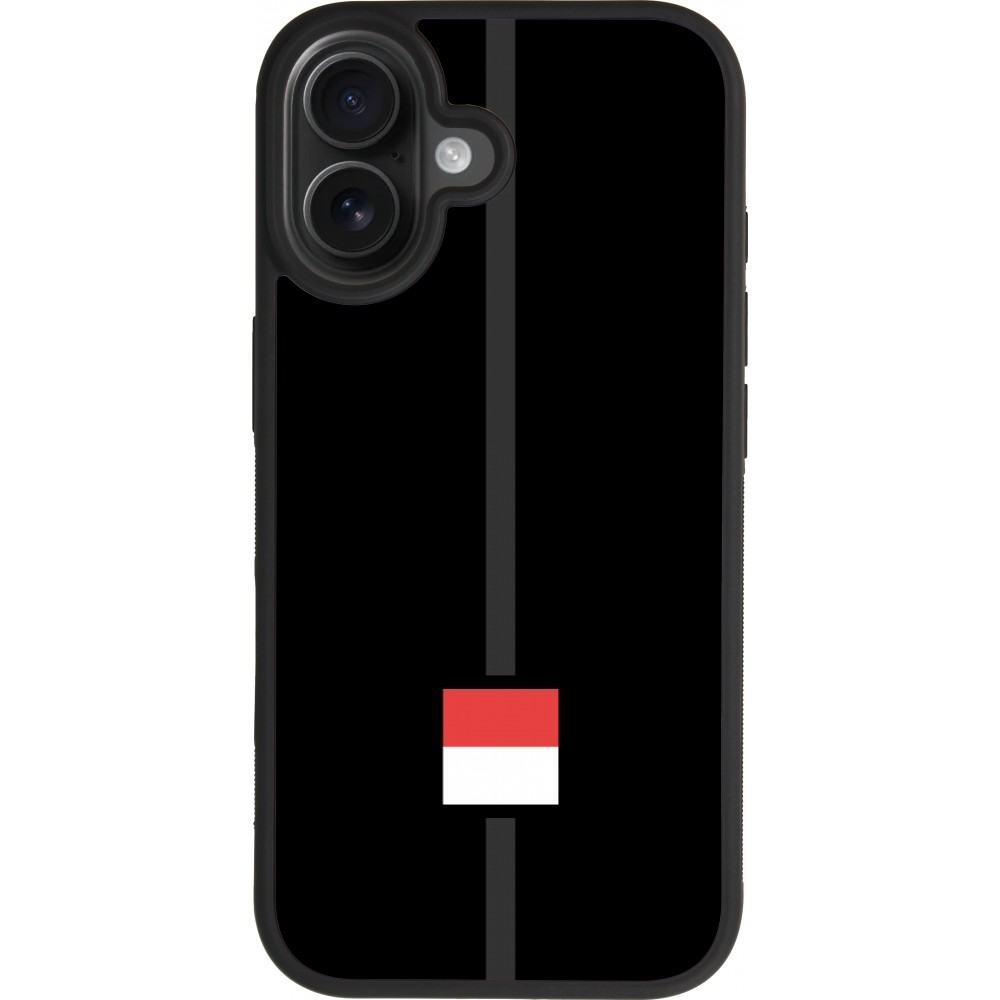Coque iPhone 17 - Silicone rigide noir Canton SO noir