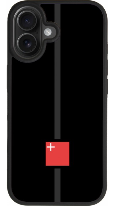 Coque iPhone 17 - Silicone rigide noir Canton SZ noir
