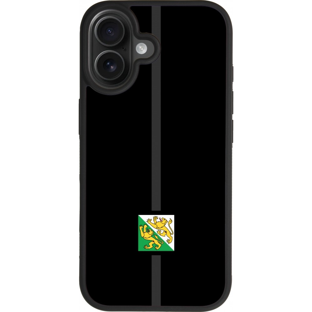 Coque iPhone 17 - Silicone rigide noir Canton TG noir