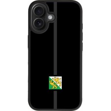 Coque iPhone 17 - Silicone rigide noir Canton TG noir