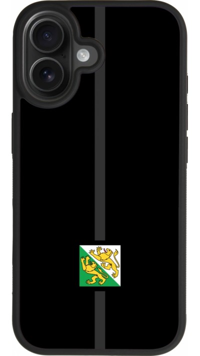 Coque iPhone 17 - Silicone rigide noir Canton TG noir