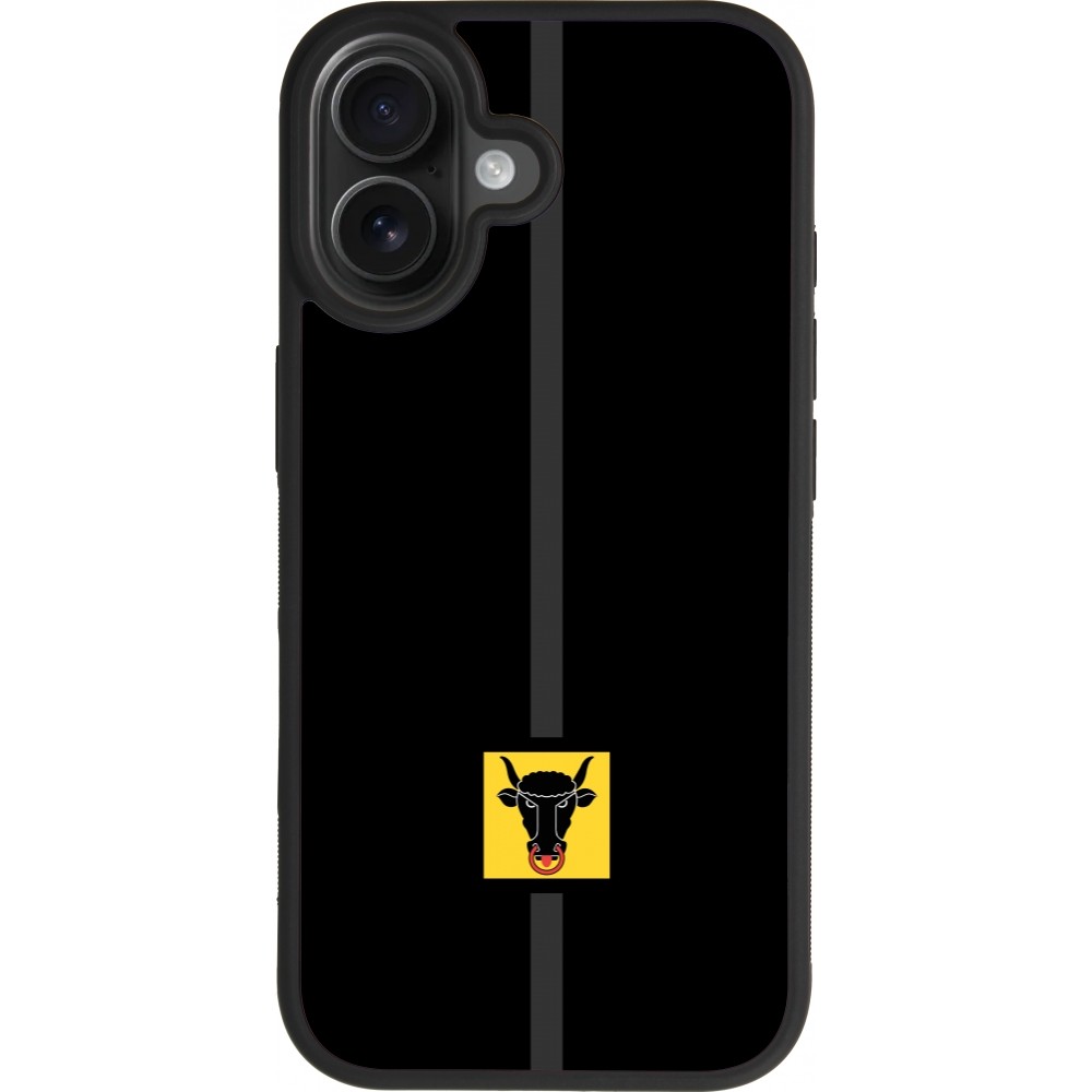 iPhone 17 Case Hülle - Silikon schwarz Kanton UR schwarz