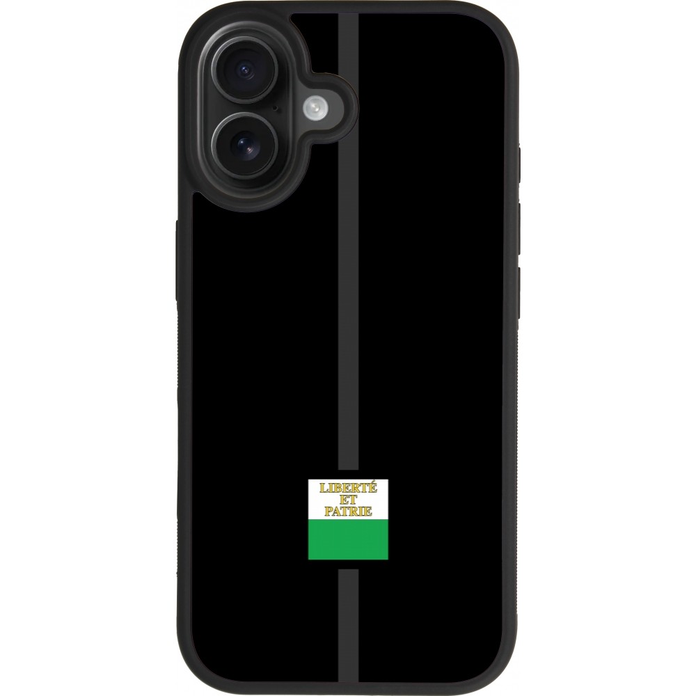 Coque iPhone 17 - Silicone rigide noir Canton VD noir