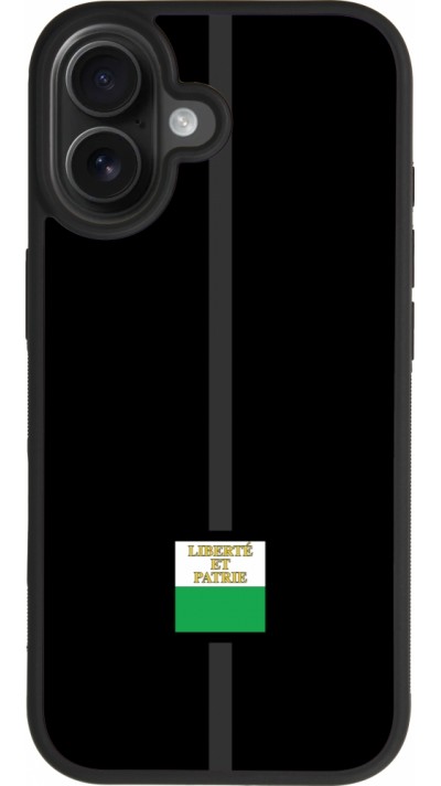 Coque iPhone 17 - Silicone rigide noir Canton VD noir