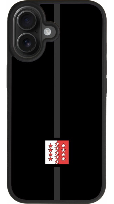Coque iPhone 17 - Silicone rigide noir Canton VS noir