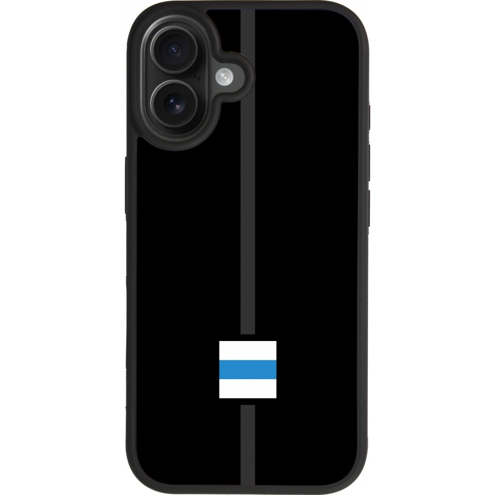 Coque iPhone 17 - Silicone rigide noir Canton ZG noir