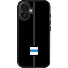 Coque iPhone 17 - Silicone rigide noir Canton ZG noir