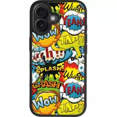 iPhone 17 Case Hülle - Silikon schwarz Cartoons slogans
