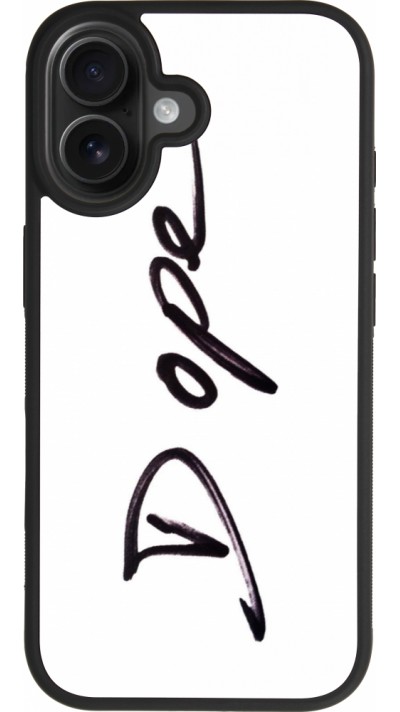 Coque iPhone 17 - Silicone rigide noir Dope