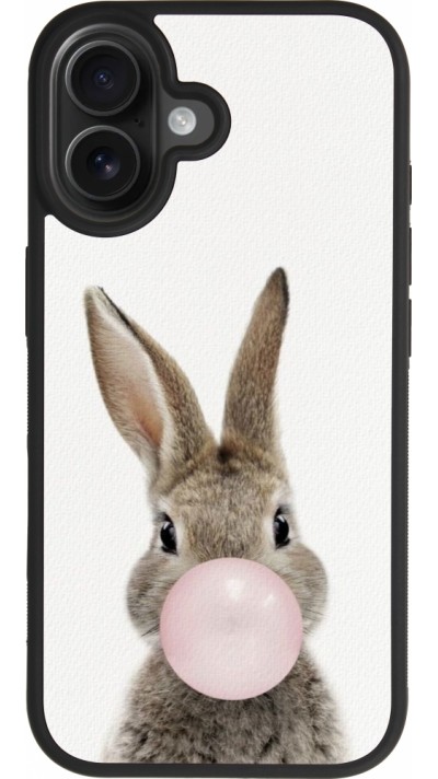 Coque iPhone 17 - Silicone rigide noir Easter 2023 bubble gum bunny