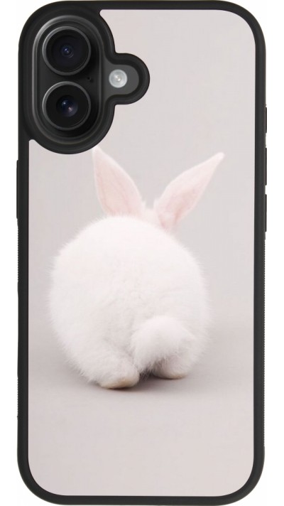 Coque iPhone 17 - Silicone rigide noir Easter 2024 bunny butt