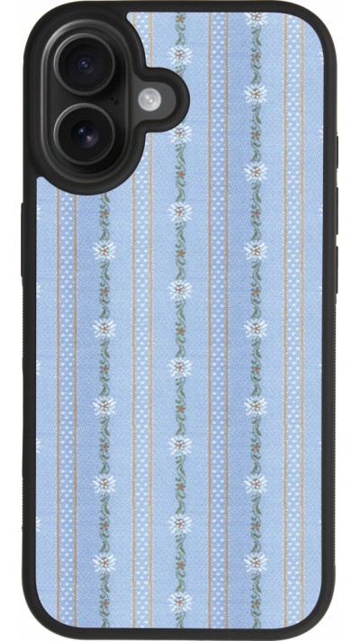 Coque iPhone 17 - Silicone rigide noir Edelweiss