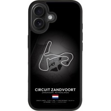 Coque iPhone 17 - Silicone rigide noir F1 Track 2025 Netherlands