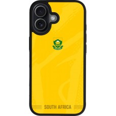 iPhone 17 Case Hülle - Silikon schwarz Südafrika 2026 personalisierbares Fussballtrikot