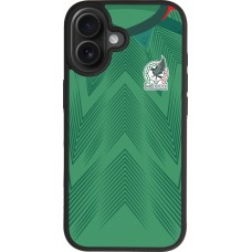 iPhone 17 Case Hülle - Silikon schwarz Mexiko 2022 personalisierbares Fussballtrikot