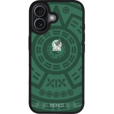 iPhone 17 Case Hülle - Silikon schwarz Mexiko 2026 personalisierbares Fussballtrikot