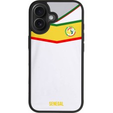 iPhone 17 Case Hülle - Silikon schwarz Senegal 2022 personalisierbares Fußballtrikot